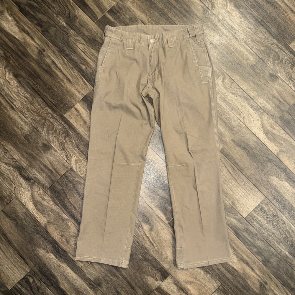 BERNE Workpants Ripstop Multi-Pocket Men's Size 36x32 Brown Outdoor Utility